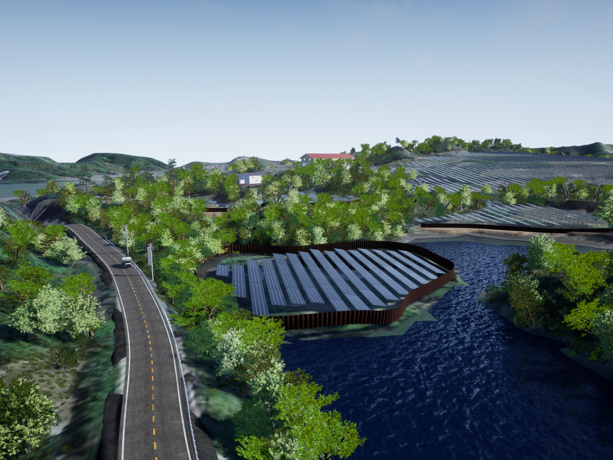 太陽光 鳥瞰イメージ